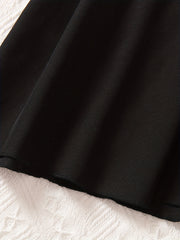 Girls Vintage Halter Neck Sleeveless Dress for Vacation Party
