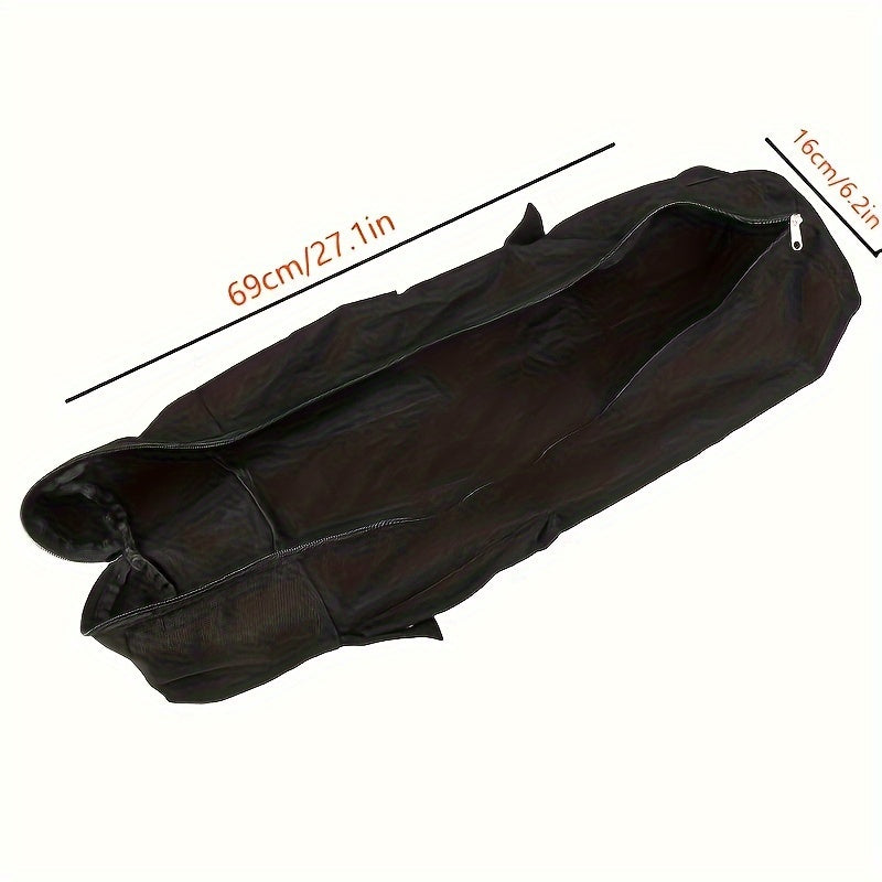 Canvas Yoga Mat Storage Bag Fitness Backpack