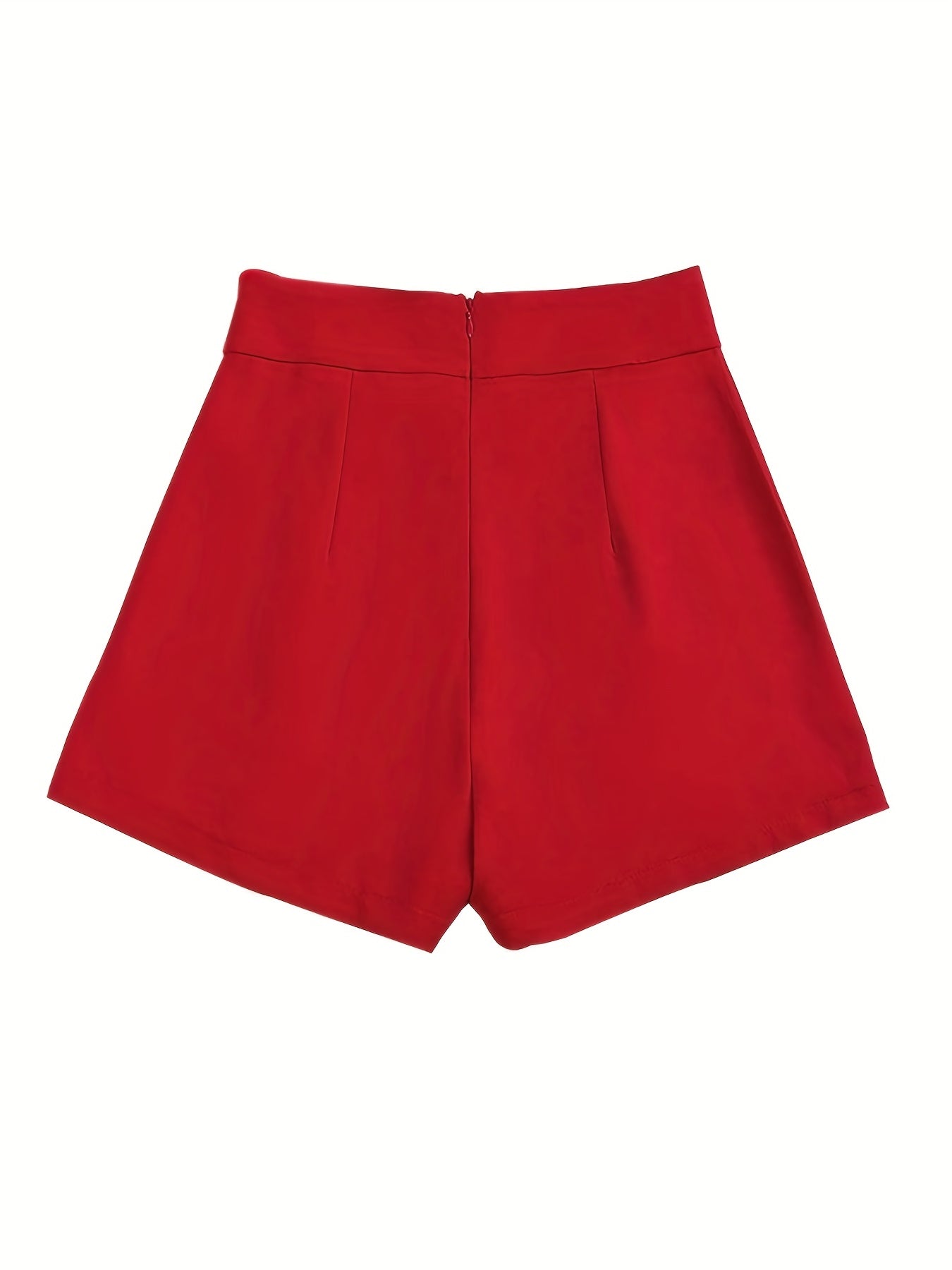 High Waist Button Decor Shorts for Summer