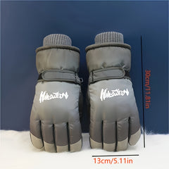 Warm Touch Screen Ski Gloves Anti-splash Windproof Thick Gloves