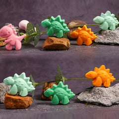12-Grid Dinosaur Chocolate Silicone Mold DIY Soap Cake Making Mold
