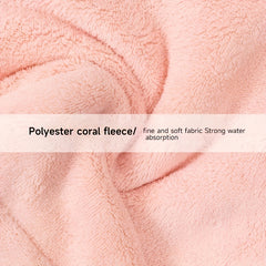Double Layers Hair Drying Towel Water Absorbent Quick Drying Hair Drying Towel