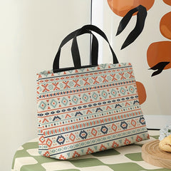 Arabic Letters LOVE Printed Lunch Bag Waterproof Insulated Bag