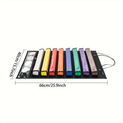 1pc Martial Arts & Taekwondo Belts Organizer - Holds 8 Belts & 5 Medals