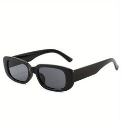 Square Sunglasses Men Women Wide Temple Glasses UV Blocking