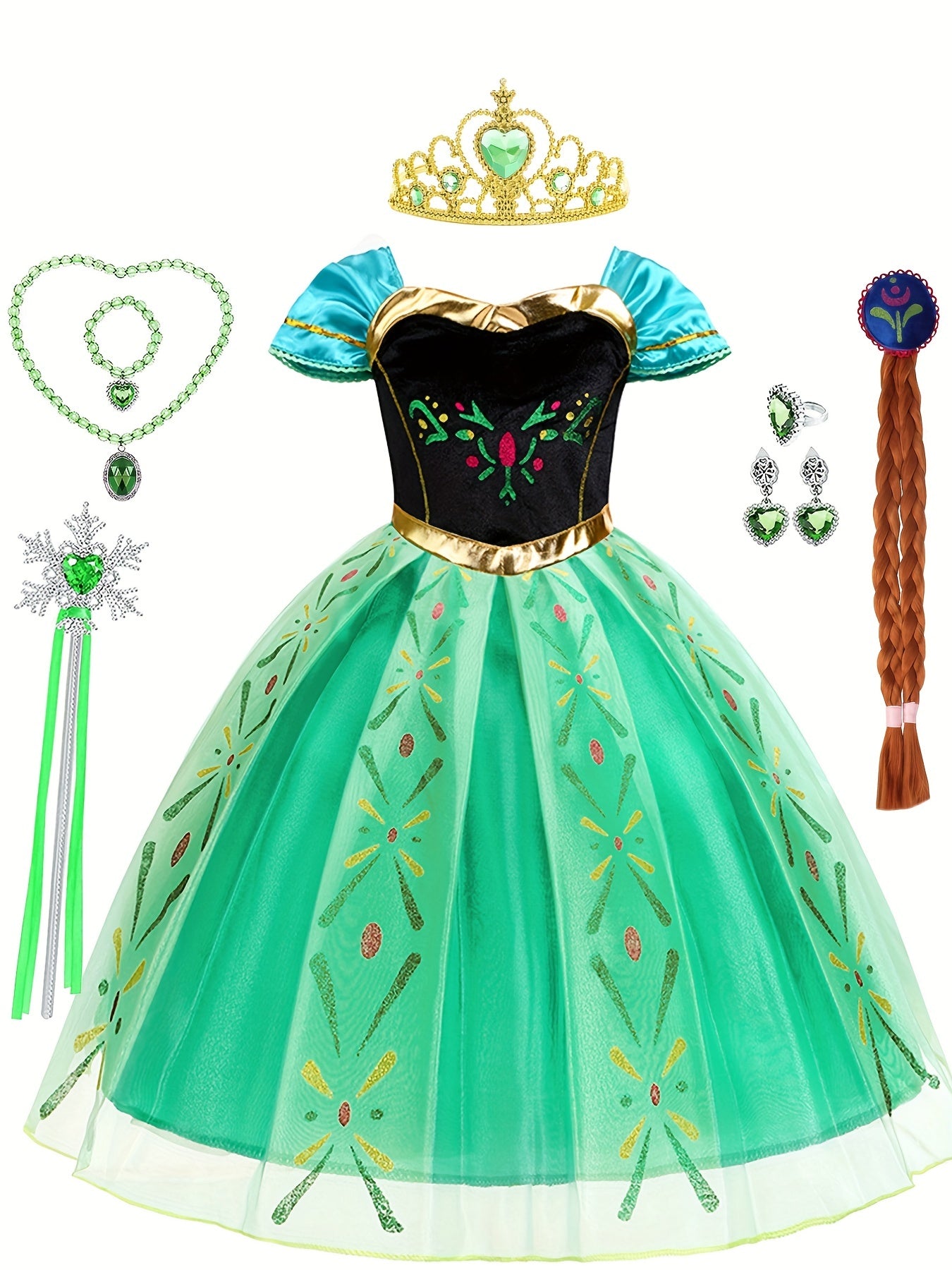 Anime Movie Character Cosplay Costume Girl s Velvet Mesh Dress