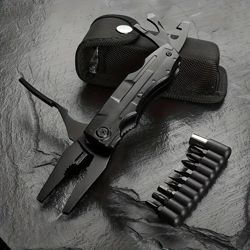 Stainless Steel Tool Multifunctional Plier Screwdrivers Wear Resistant Portable