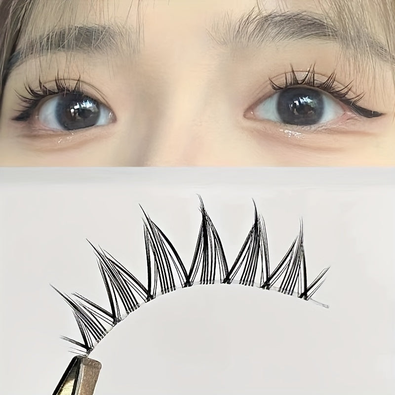 Anime Cosplay False Eyelashes 3D Wispy Japanese Style Manga Lashes