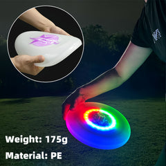 Glow In The Dark LED Flying Disc 7 Modes 7 Colors Waterproof