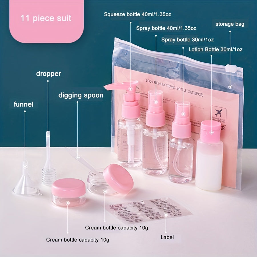 30-40ml Refillable Travel Lotion Pump Bottle for Toiletries
