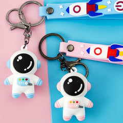 3D Astronaut Key Chain Creative Doll Keychain Bag Purse Car Key Pendant
