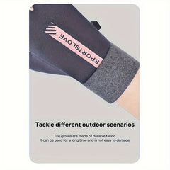 Touch Screen Cycling Gloves Anti Slip Fitness Gloves Waterproof