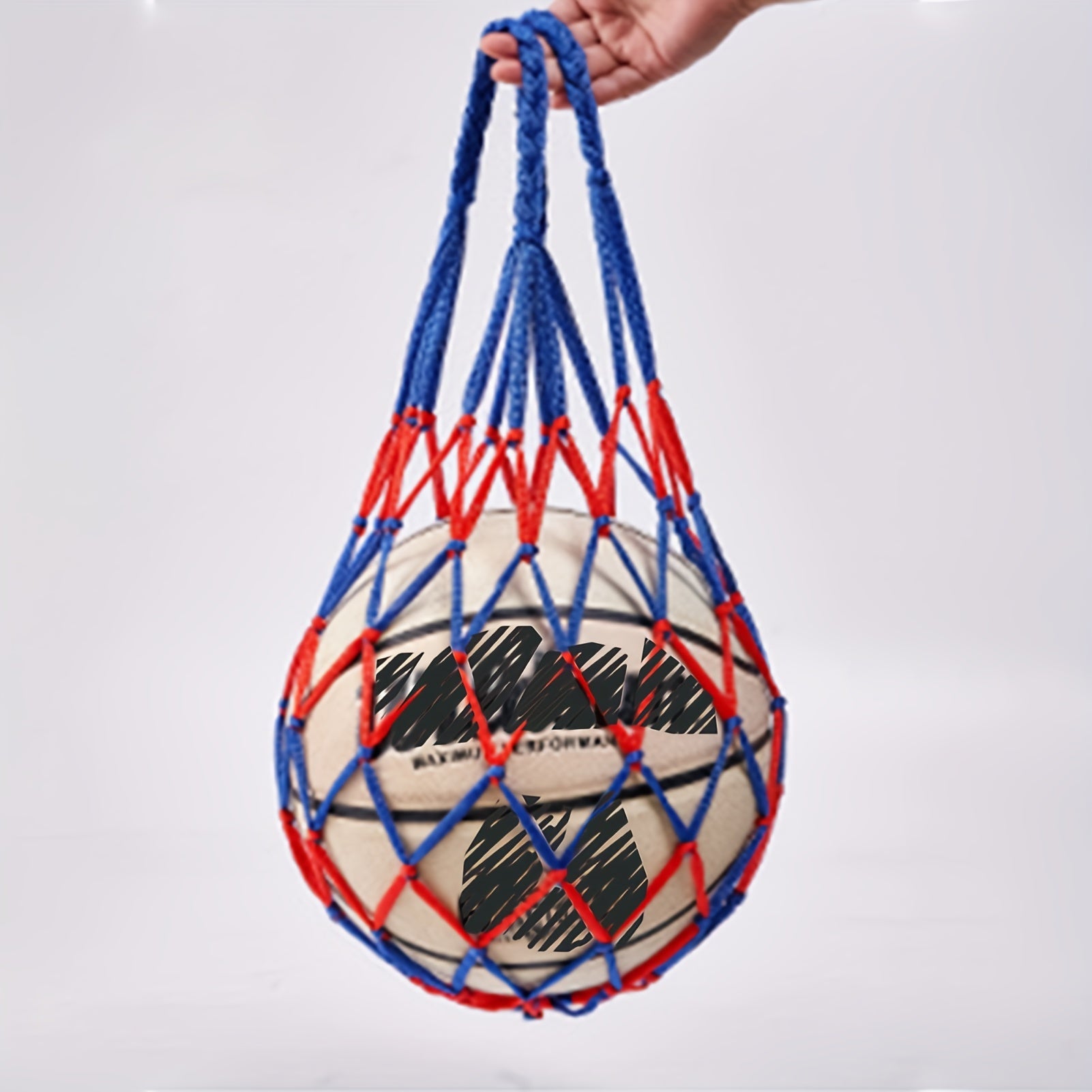 Nylon Mesh Ball Bag Football Basketball Net Durable Ball Storage