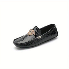 Men's Slip On PU Loafers Casual Outdoor Walking Shoes