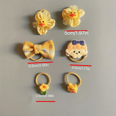 20pcs Cartoon Hair Ties: Ideal Holiday Gift for Girls