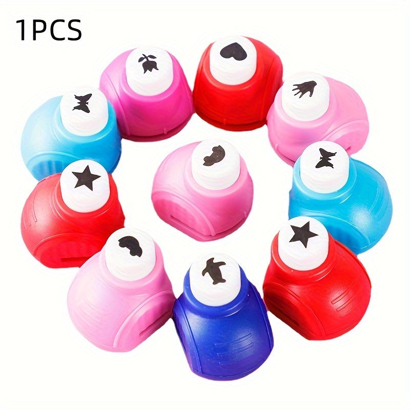 1pc Random Embosser DIY Pattern Variety Inside Material Clear Small Prize