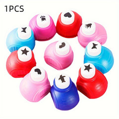 1pc Random Embosser DIY Pattern Variety Inside Material Clear Small Prize
