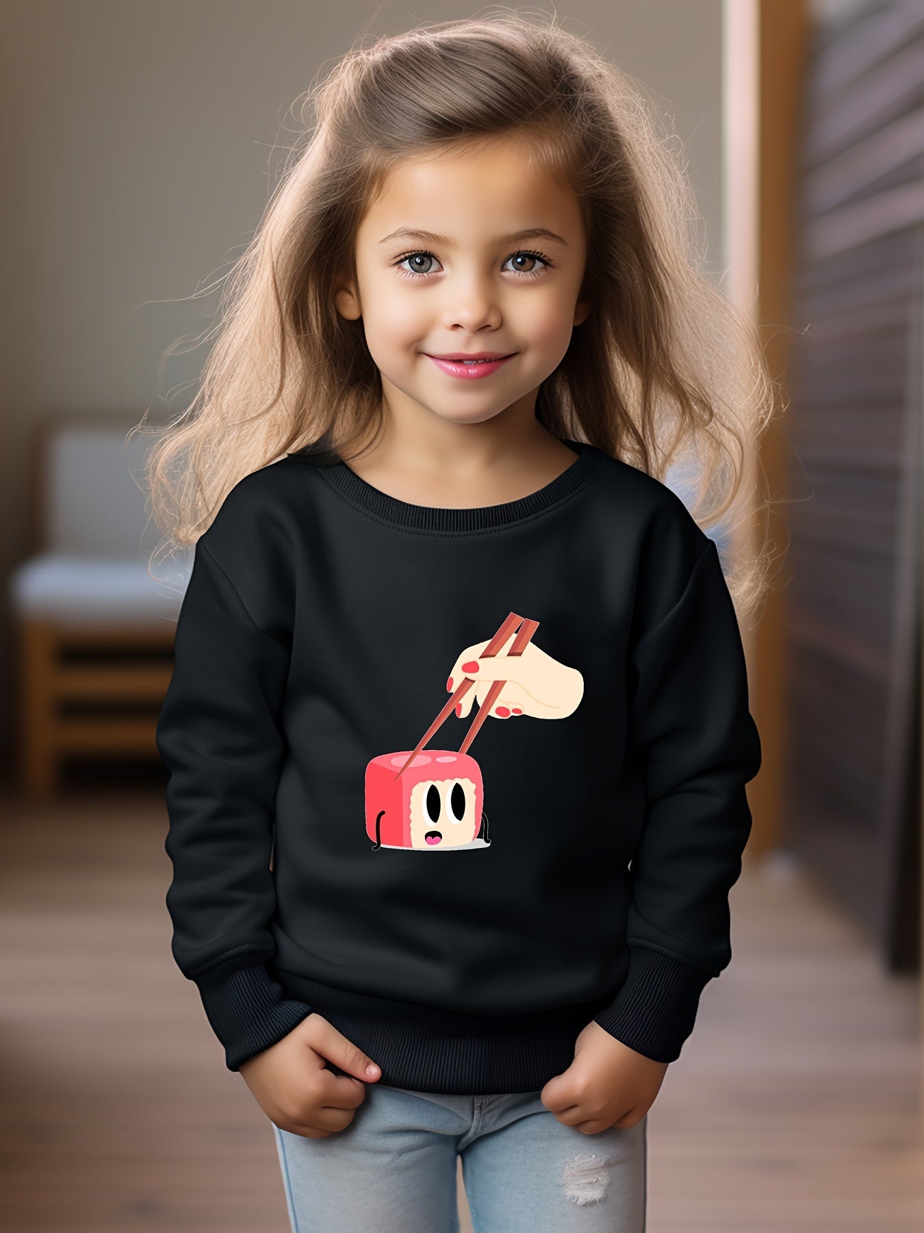 Funny Painting Graphic Sweatshirt Kids Clothes Christmas Gift