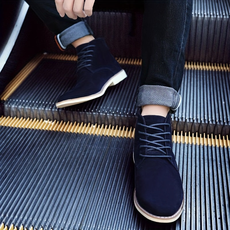 Men's Lace Up Non Slip Boots Smart Casual Shoes