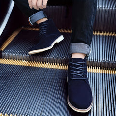 Men's Lace Up Non Slip Boots Smart Casual Shoes