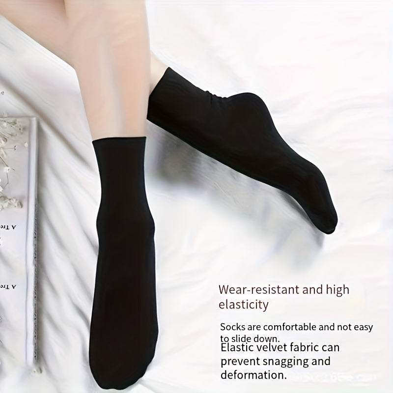 5 Pairs Comfy Mid Tube Socks Women's Stockings