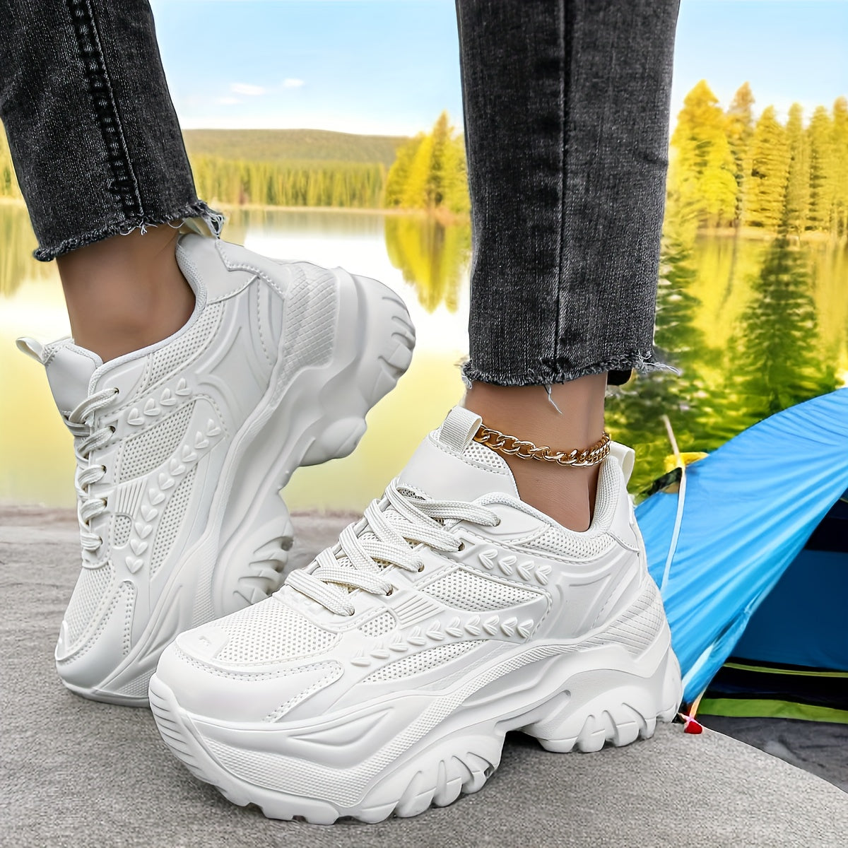 Women's Outdoor Hiking Shoes Breathable Lightweight Sports Running Shoes