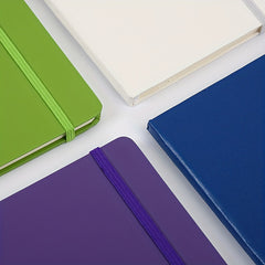 1pc Lined Ruled Hardcover Notebook 80Gsm Thick Paper Inner Pocket Journal