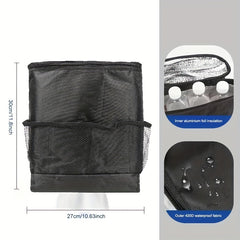 Car Ice Pack Hanging Bag Insulation Storage Organizer Multifunctional Chair Back