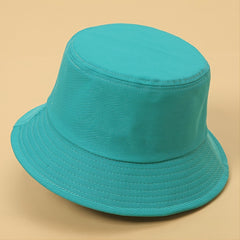 Classic Solid Pure Double sided Windproof Couple Bucket Hat