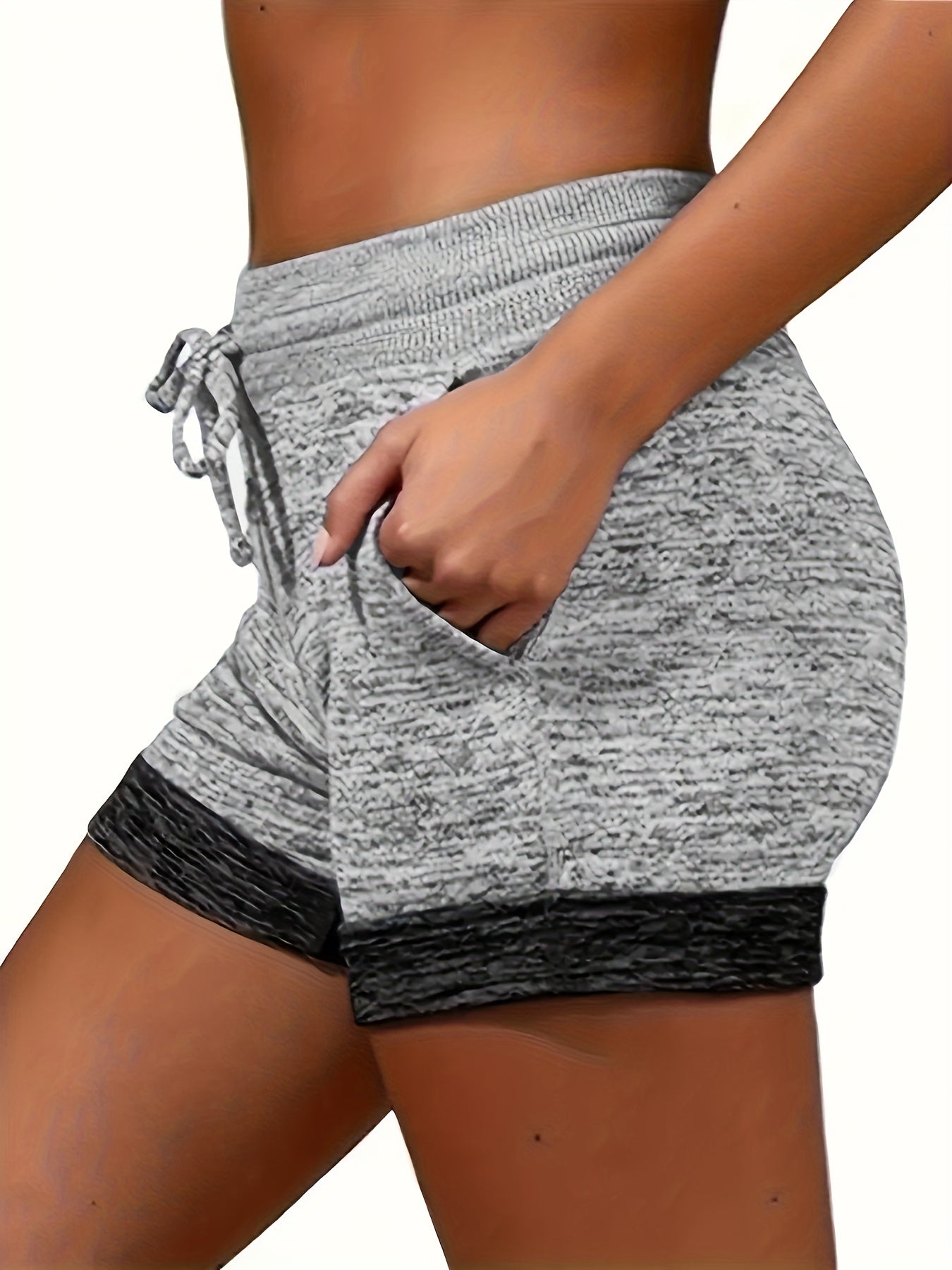 Cow Head Print Drawstring Casual Shorts for Spring & Summer