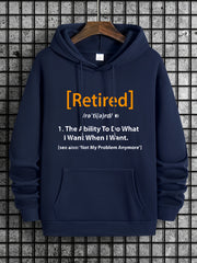 Men's Hooded Sweatshirt for Autumn Winter