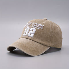 Men's Outdoor Baseball Cap Embroidered Letter Sport Peaked Hat