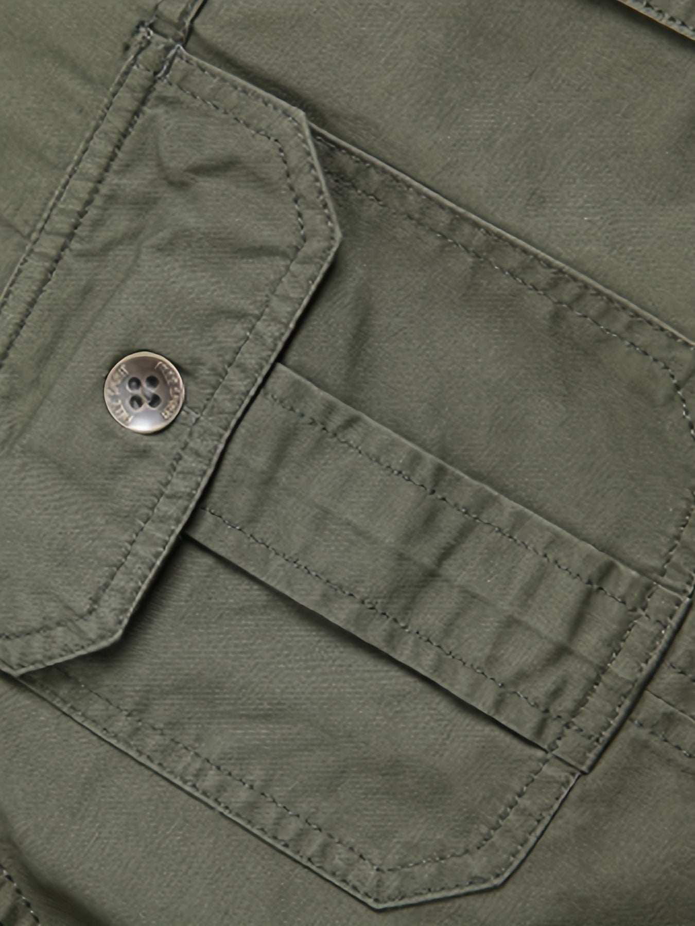 Men's Long Sleeve Military Style Cargo Tactical Work Shirt