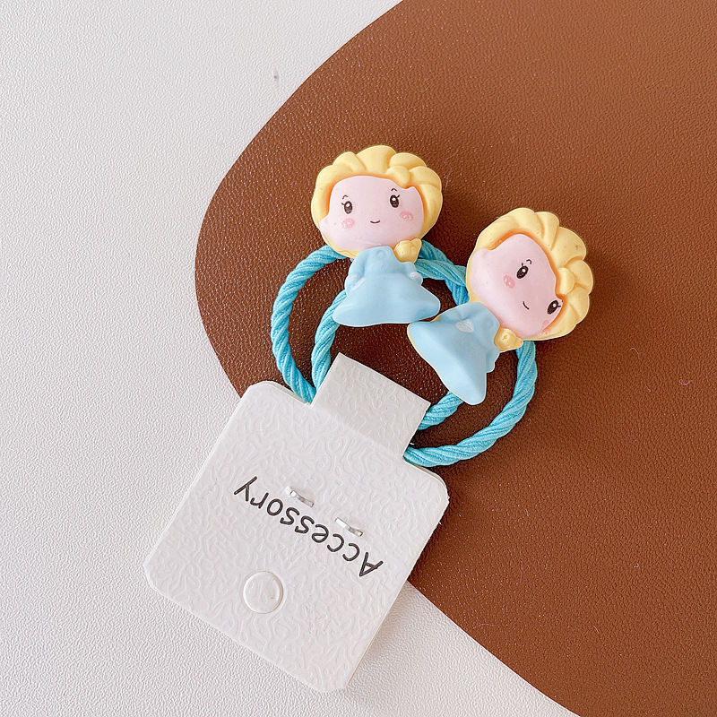 Cartoon Princess Hair Ties - Cute Hair Accessories for Girls