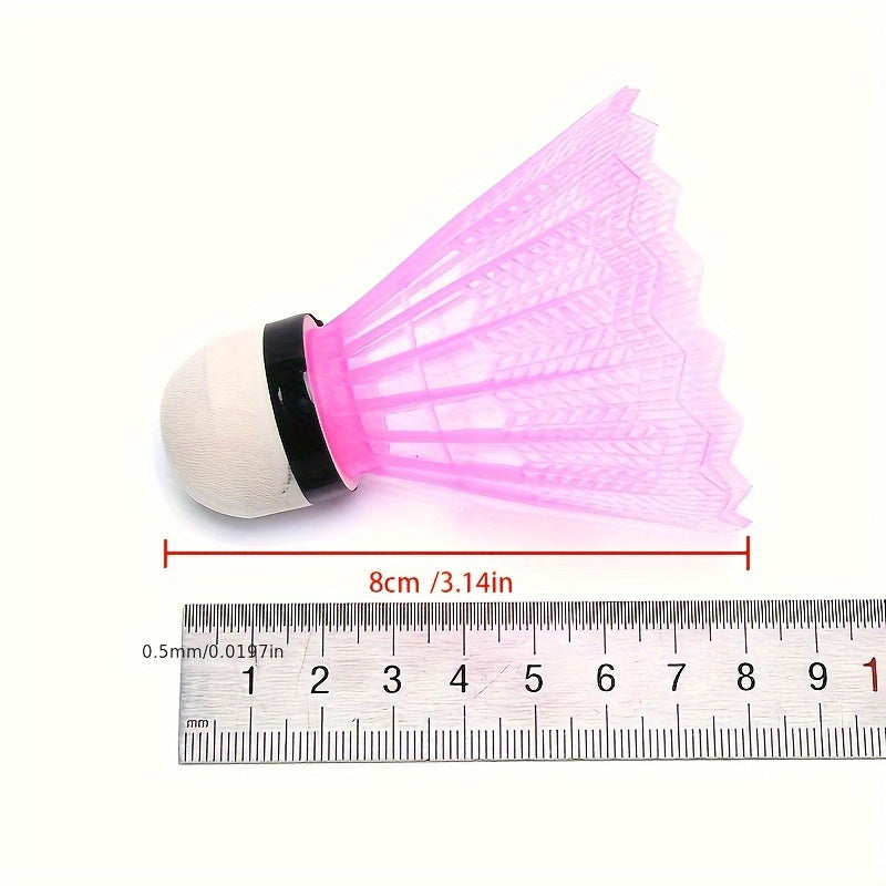12pcs Colorful Plastic Foam Badminton Ball for Outdoor Training