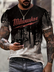 Men's 3D Graphic Print T-Shirt for Outdoor Summer Style