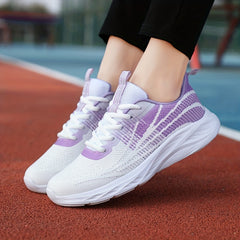 Breathable Lightweight Running Shoes for Women with Ombre Design