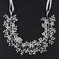 Crystal Wedding Headpiece Pearl Hair Vine Hair Accessories