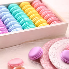6pcs Macaroon Jewelry Boxes Mini Colorful Candy Box Organizer Case