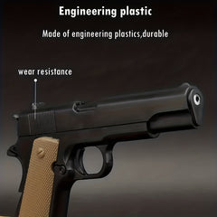 Pistol Shaped Keychain Portable Plastic Model Gift For Men Boyfriends