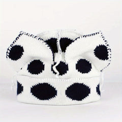Sport Knit Beanie Hat With Pig Ears Autumn Winter Warm Ski Cold Hat