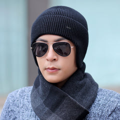 Cold-proof Thickened Knitted Wool Ear Hat