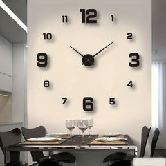 Nordic Luminous Wall Clock Mute Decorative Punch for Living Rooms