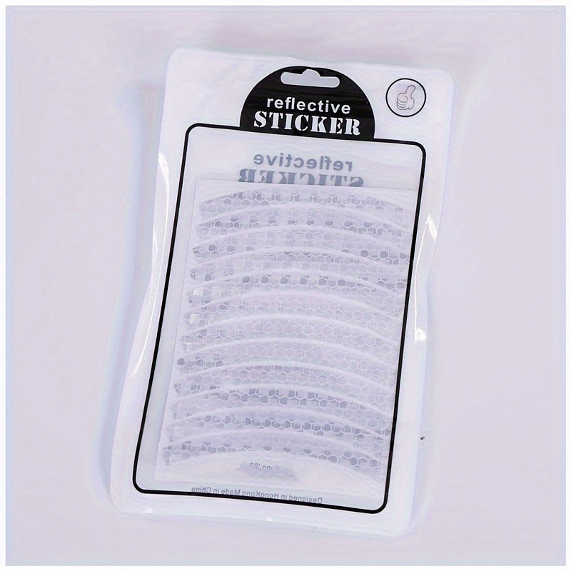 Bicycle Wheel Reflective Sticker Helmet Wheel Ring Protective Strip
