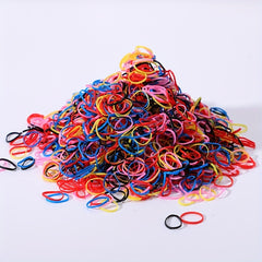 100pcs Colorful Hair Ties for Baby Girls - Ponytails & Scrunchies