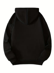 Cat Graphic Sports Hooded Sweatshirt Warm Hoodie Women