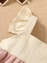 Baby Girls Ruffle Trim Cami Dress for Summer