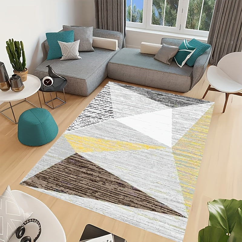 Modern Abstract Carpet for Living Room Bedroom Machine Washable