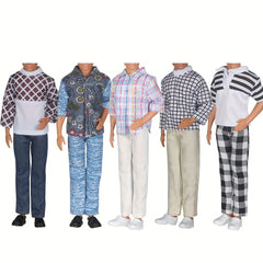 Doll Clothes Outfit for Boy Doll Accessories Toys Halloween Xmas Gift