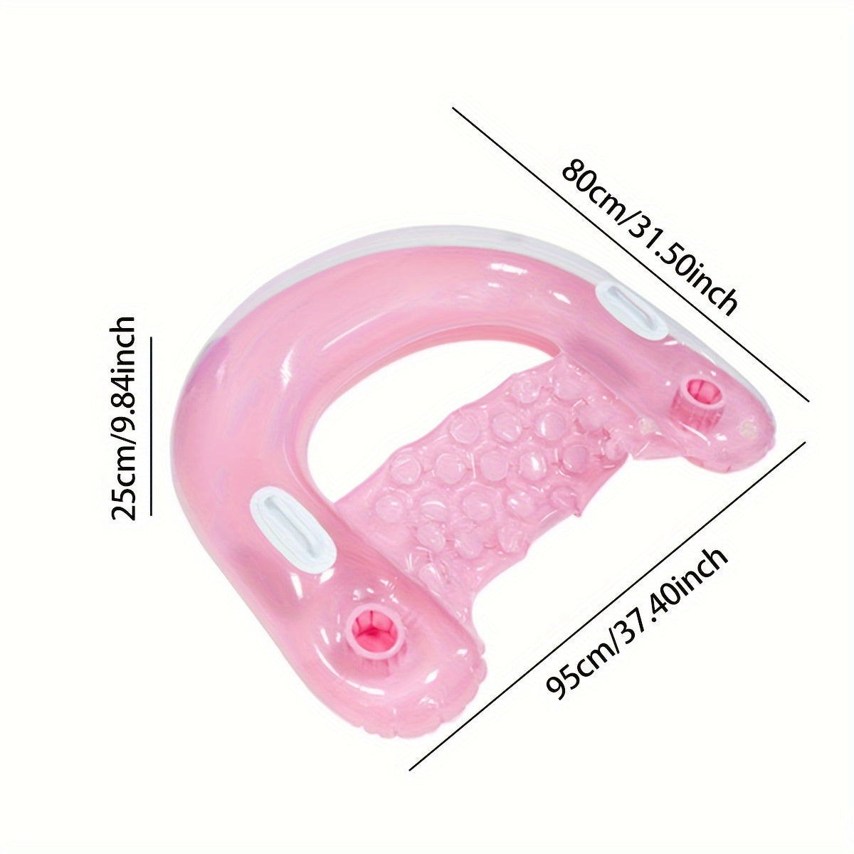 Inflatable U-Shaped Recliner PVC Floating Lounge Pool Toy